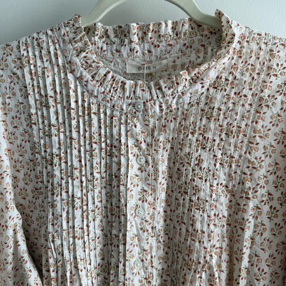 Doen DULCIE Cream Floral Mini Dress NWT - Picture 9 of 12